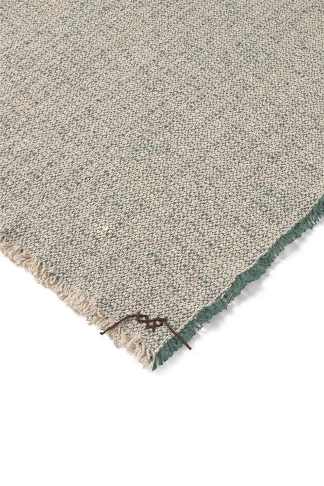 Handloom Placemats Natural and Duck Green (Set of 4)