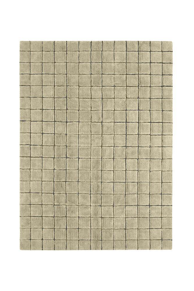 Wool Area Rug Mosaic Moss – Lorena Canals | Official Website
