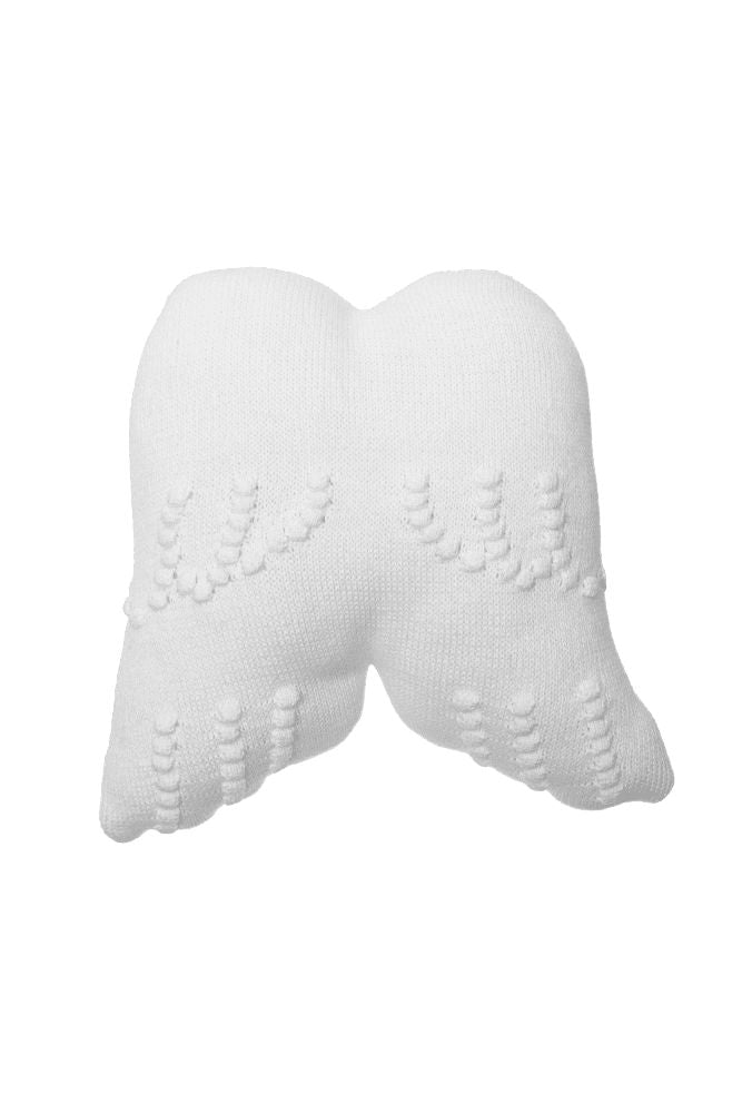 KNITTED CUSHION ANGEL WINGS-Throw Pillows-By Lorena Canals-1
