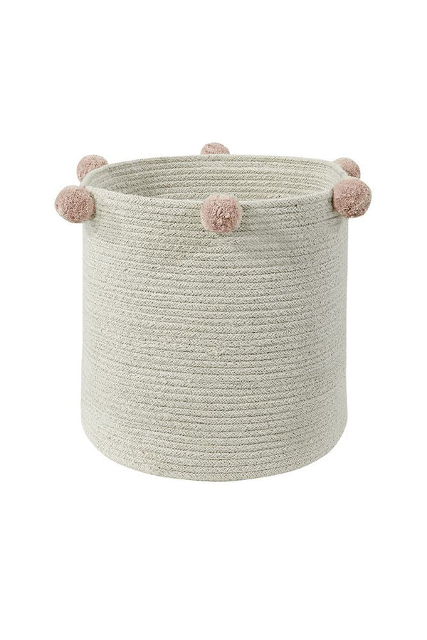 STORAGE BASKET BUBBLY NATURAL - NUDE-Basket-By Lorena Canals-1