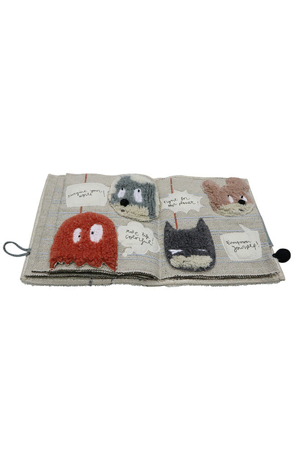 TEXTILE BOOK EDGAR PLANS - LIMITED EDITION-Textile Toys-Lorena Canals-2