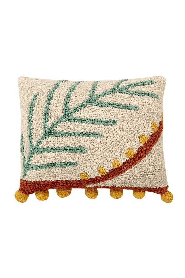 THROW PILLOW PALM-Throw Pillows-By Lorena Canals-1
