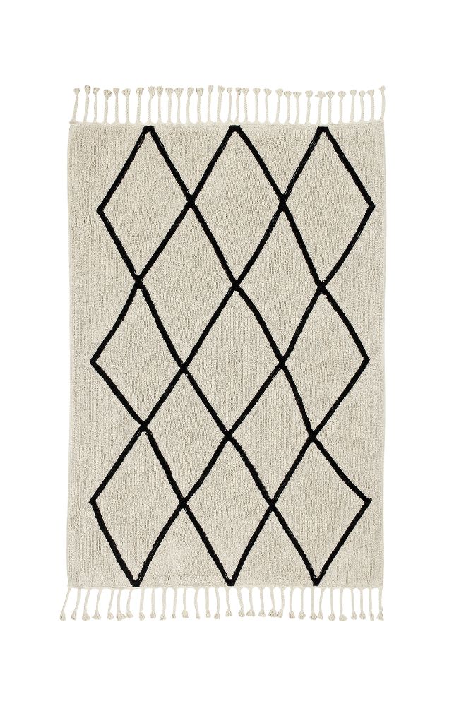 WASHABLE AREA RUG BEREBER BEIGE-Cotton Rugs-By Lorena Canals-1