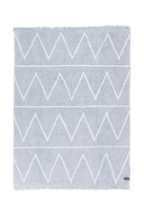 WASHABLE AREA RUG HIPPY BLUE-Cotton Rugs-By Lorena Canals-1