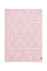 WASHABLE AREA RUG HIPPY PINK-Cotton Rugs-By Lorena Canals-1