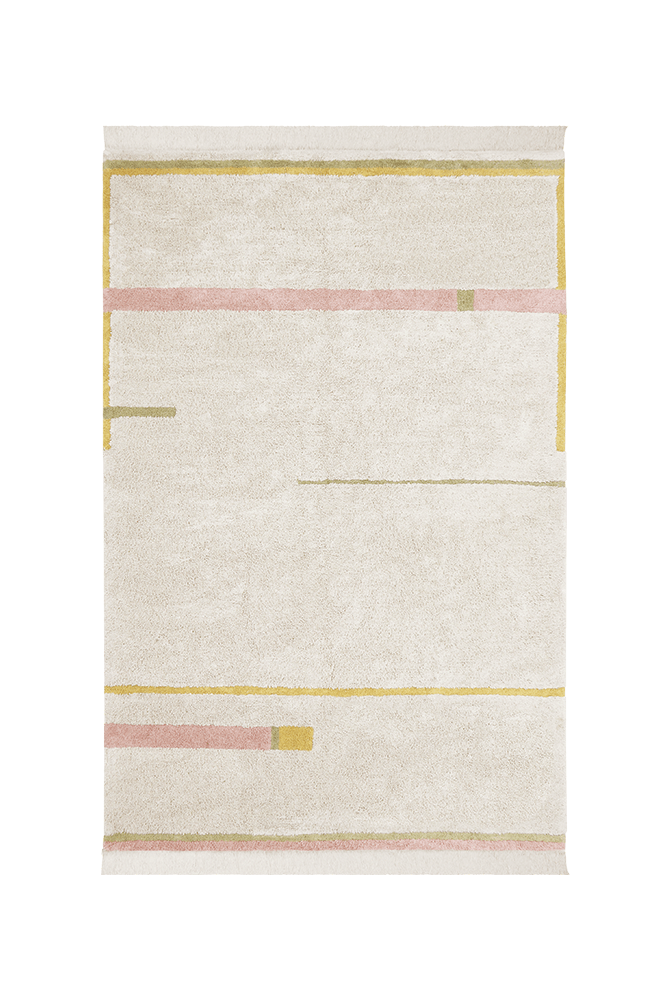 ダイヤ柄　ラグ　Lorena Canals Washable Rug Lanes Vintage Blue | Lorena Canals