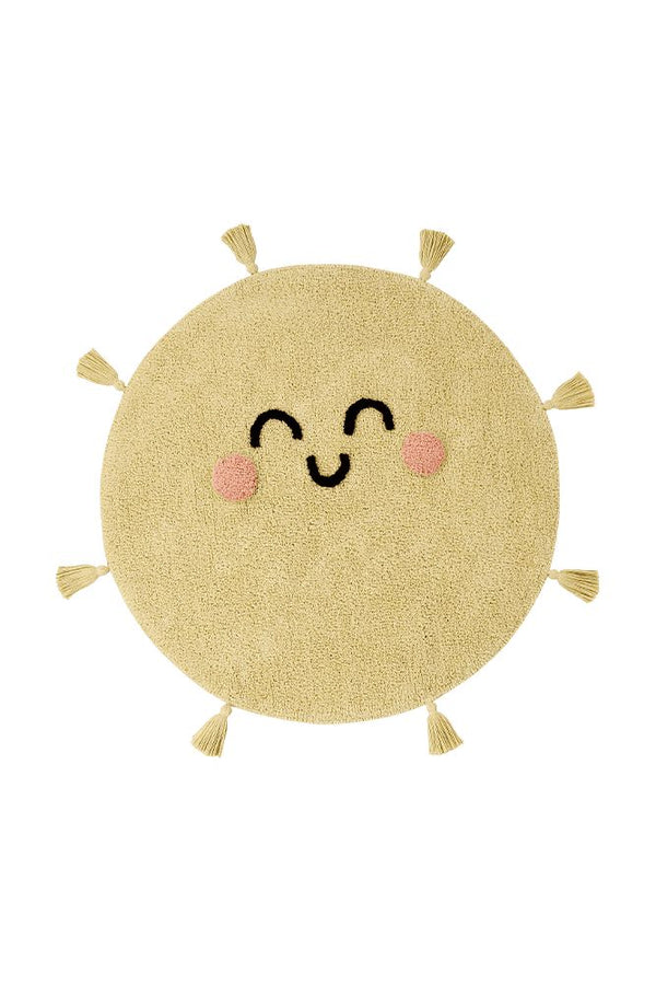 WASHABLE COTTON RUG YOU'RE MY SUNSHINE-Cotton Rugs-By Lorena Canals-1