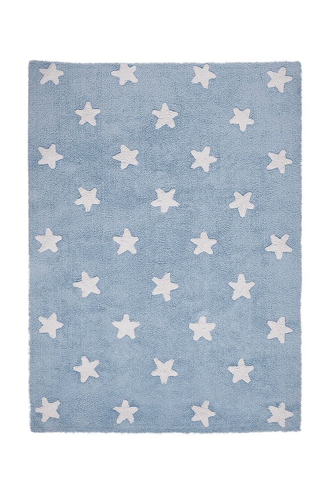 Washable Rug Stars Blue Lorena Canals USA