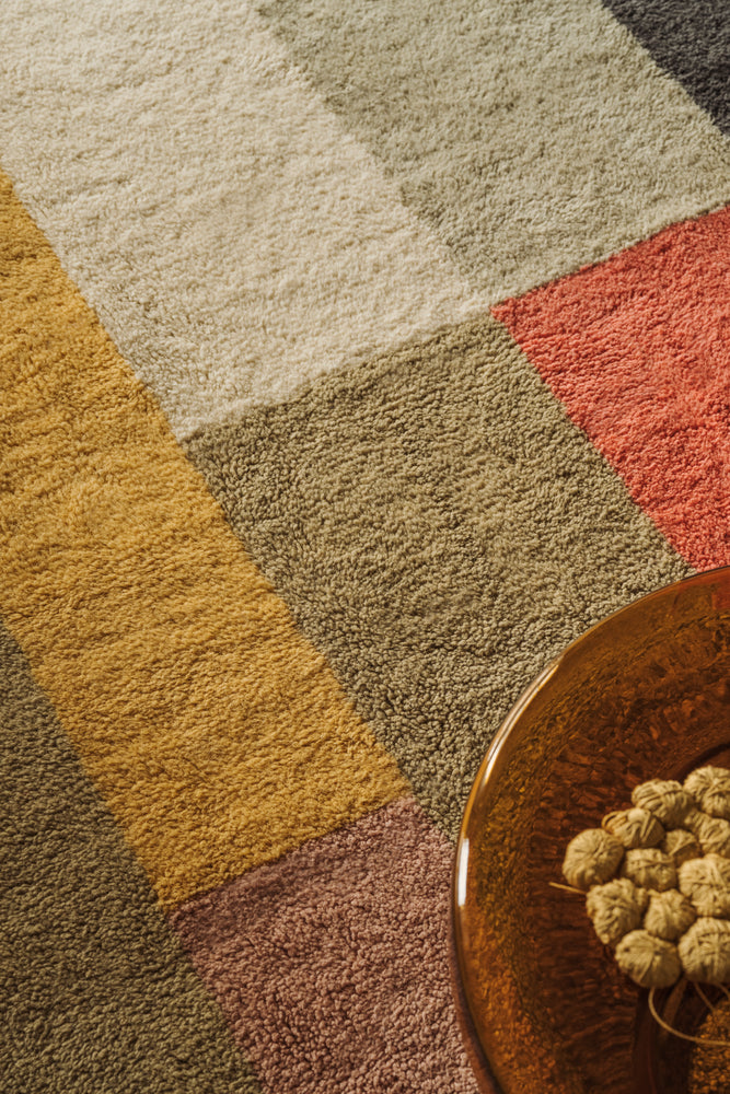 Wool Area Rug Chroma Palette