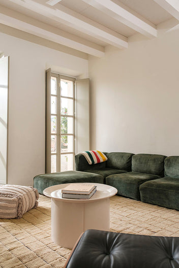 WOOL RUG MOSAIC AMBER