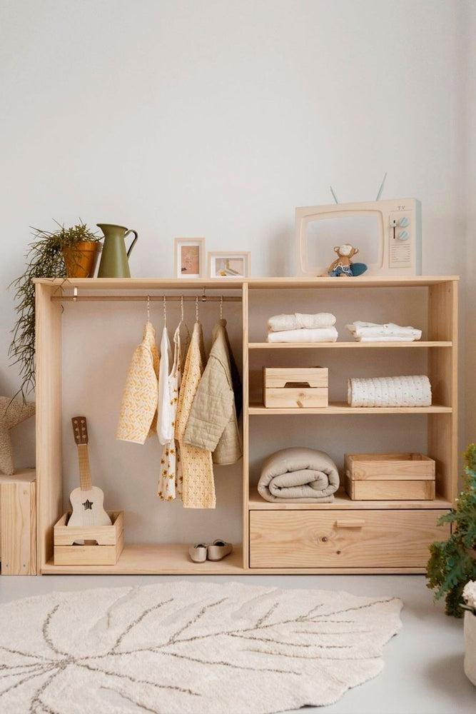 WASHABLE RUG MONSTERA NATURAL