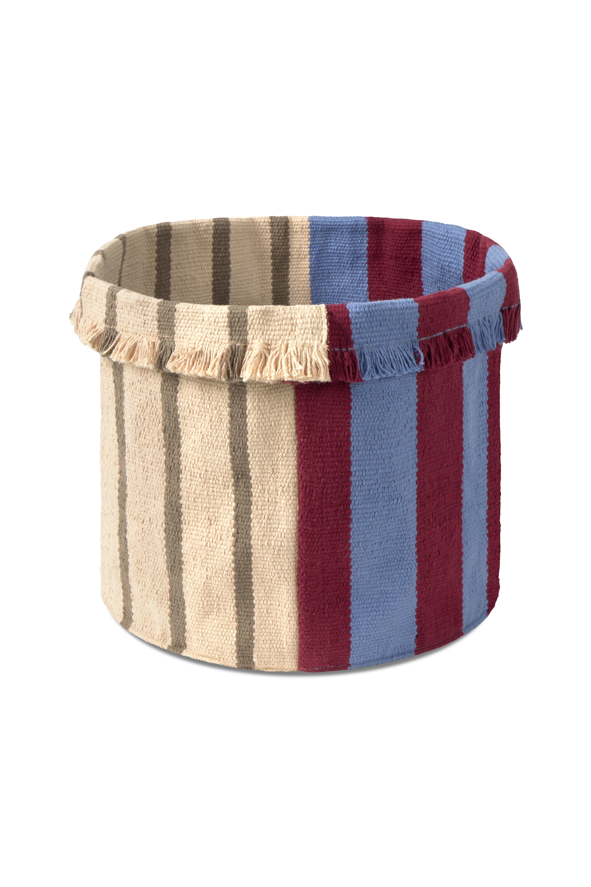 BASKET TALL INDIGO BLUE