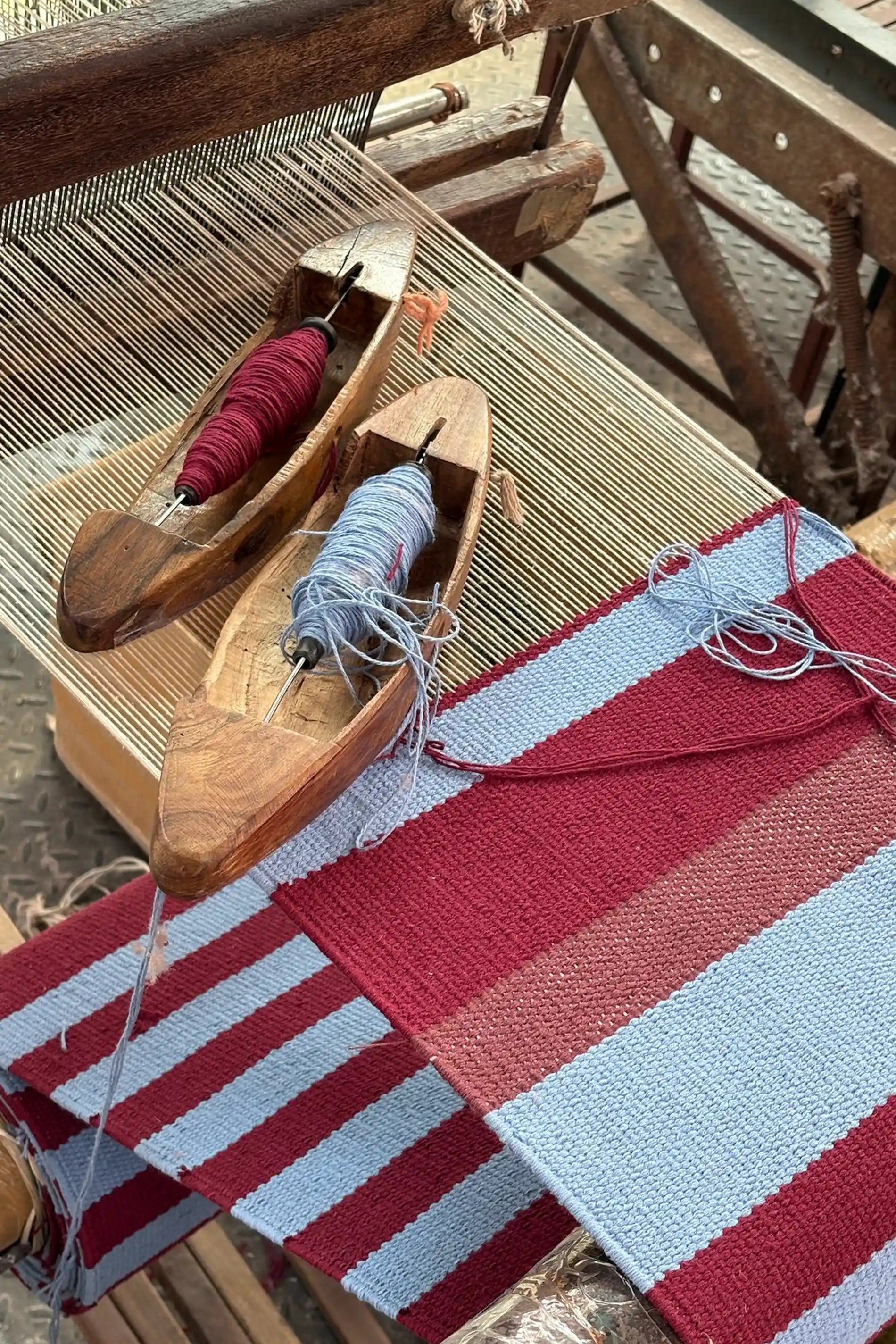 BASKET TALL INDIGO BLUE
