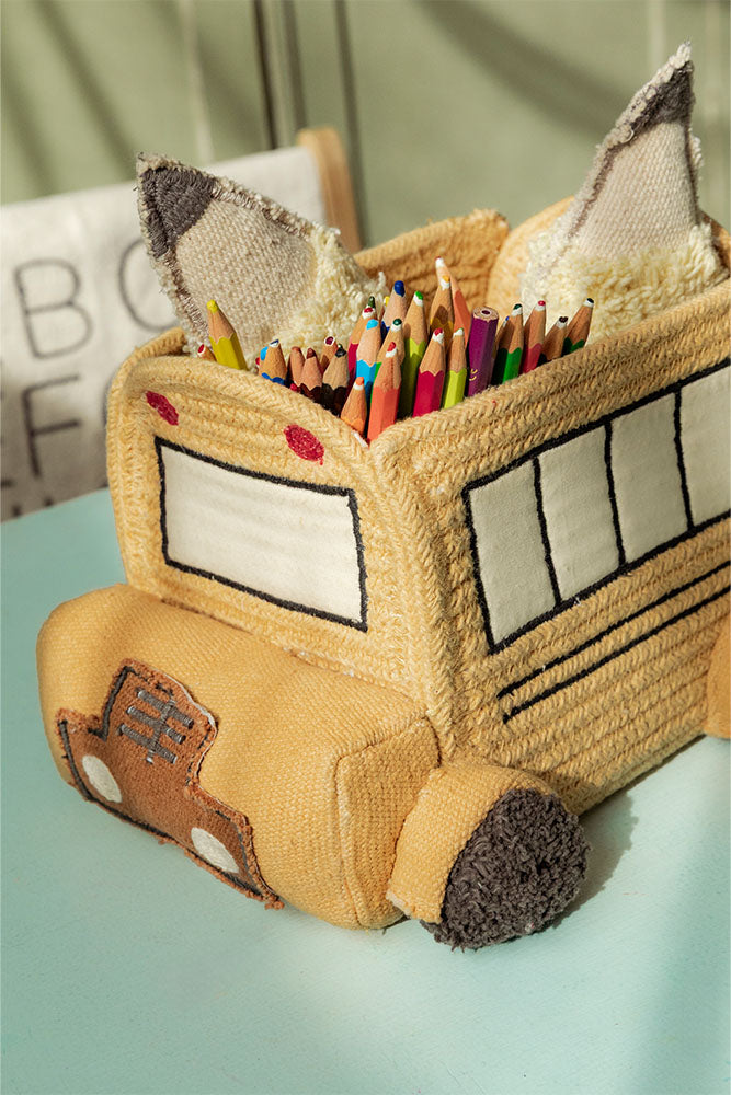 Basket Mini School Bus – Lorena Canals | Official Website