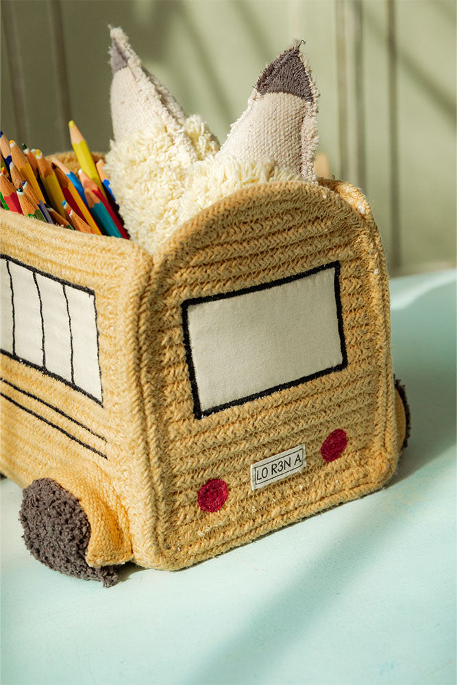 Basket Mini School Bus – Lorena Canals | Official Website