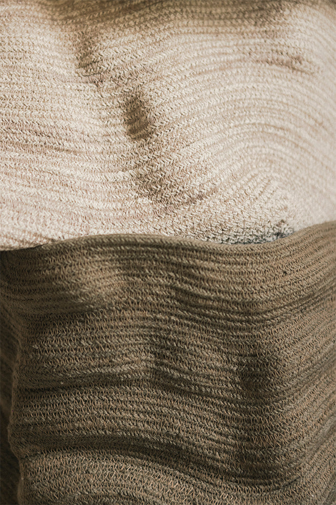 STONEWASHED BASKET TALL NATURAL