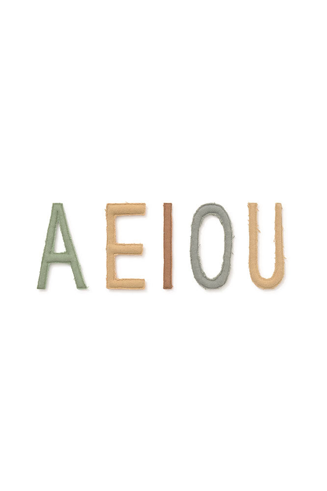 Washable Play Rug ABC color and letters