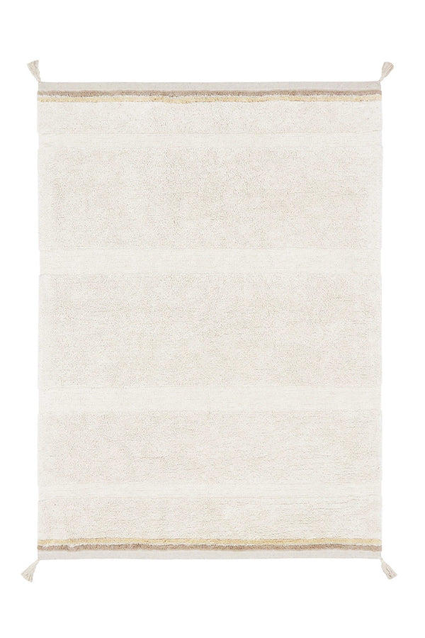 WASHABLE RUG BLOOM NATURAL