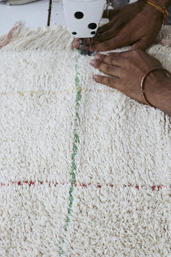 WASHABLE AREA RUG COLOR LINES