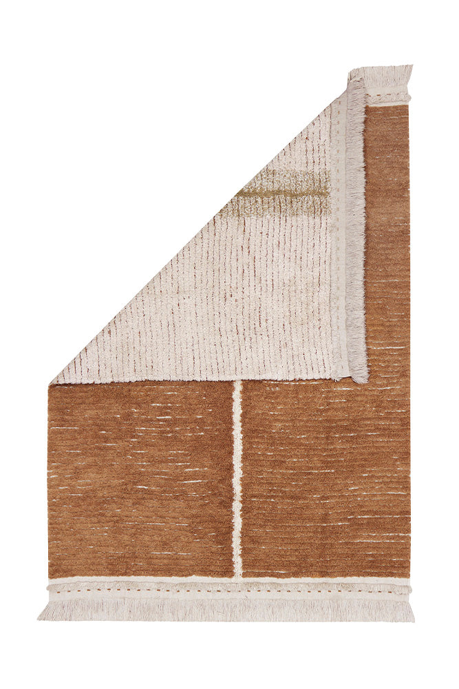 duetto1967r Reversible Washable Rug Duetto Toffee – Lorena Canals | Official