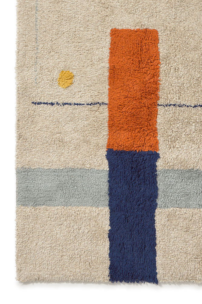 WASHABLE RUG GEOMETRICAL SHAPES