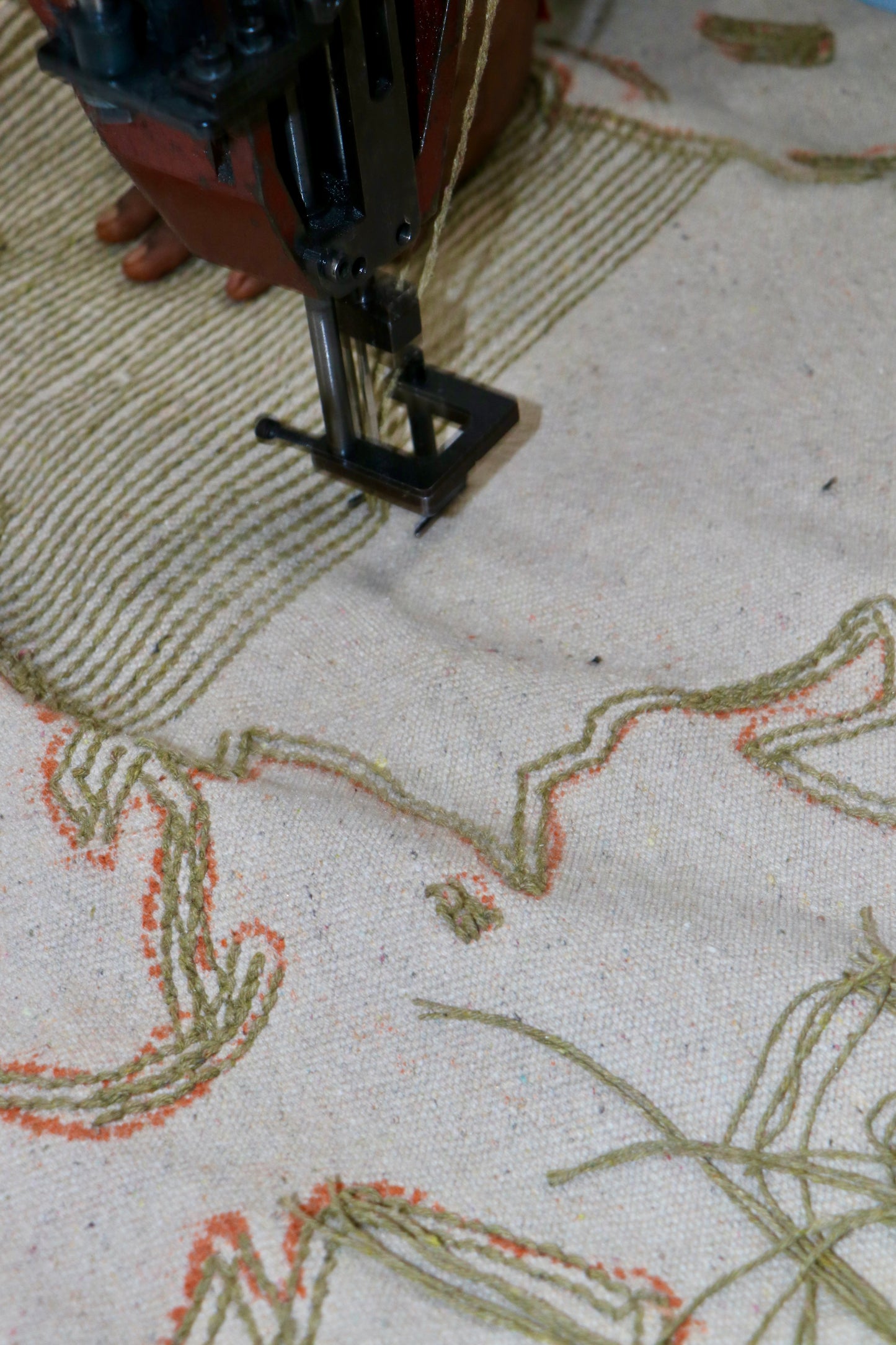 RugCycled washable rug World Map
