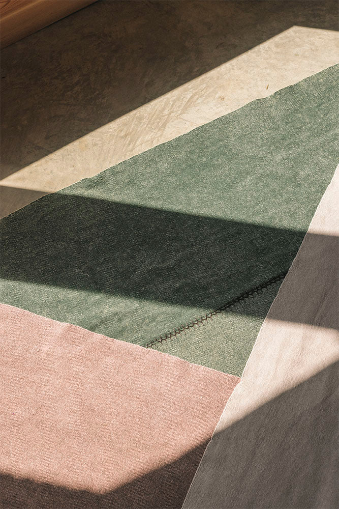 STONEWASHED RUG SOIL BROWN