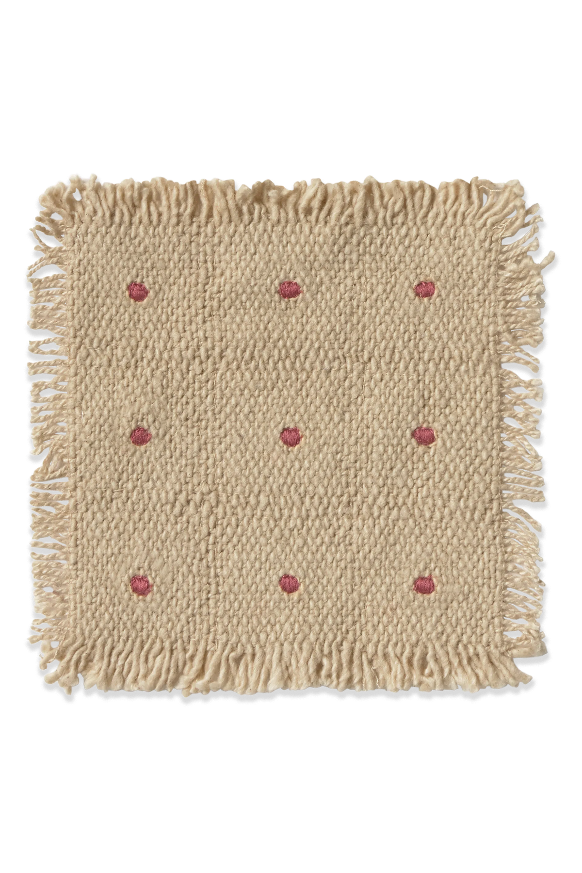 COASTERS DOTS BEIGE - SET OF 4