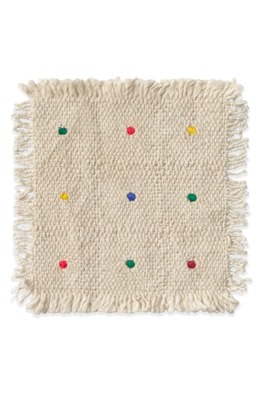 COASTERS DOTS MULTICOLOR - SET OF 4