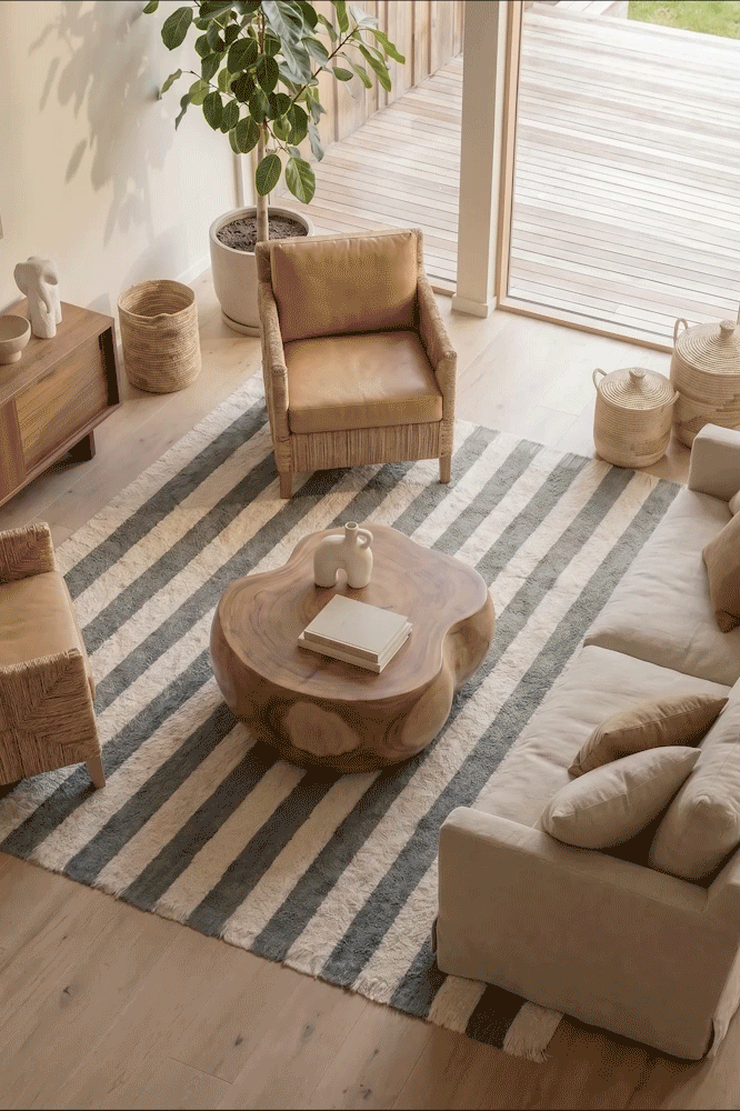 CUSTOM STRIPED RUG
