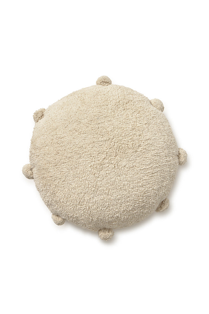 FLOOR CUSHION BUBBLY NATURAL