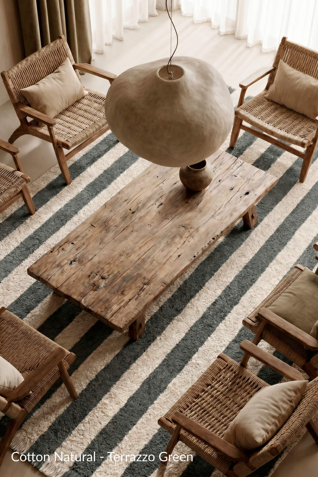 CUSTOM STRIPED RUG