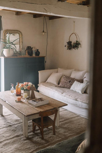 WOOL AREA RUG STEPPE BEIGE