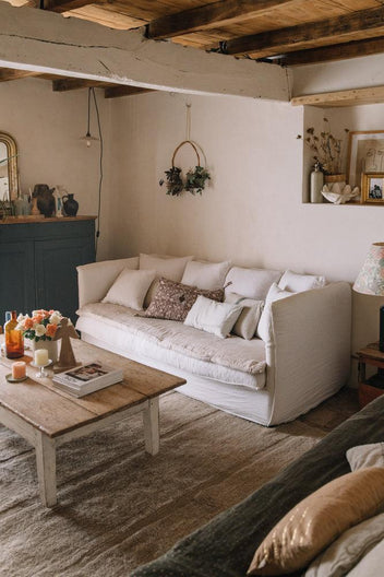 WOOL AREA RUG STEPPE BEIGE