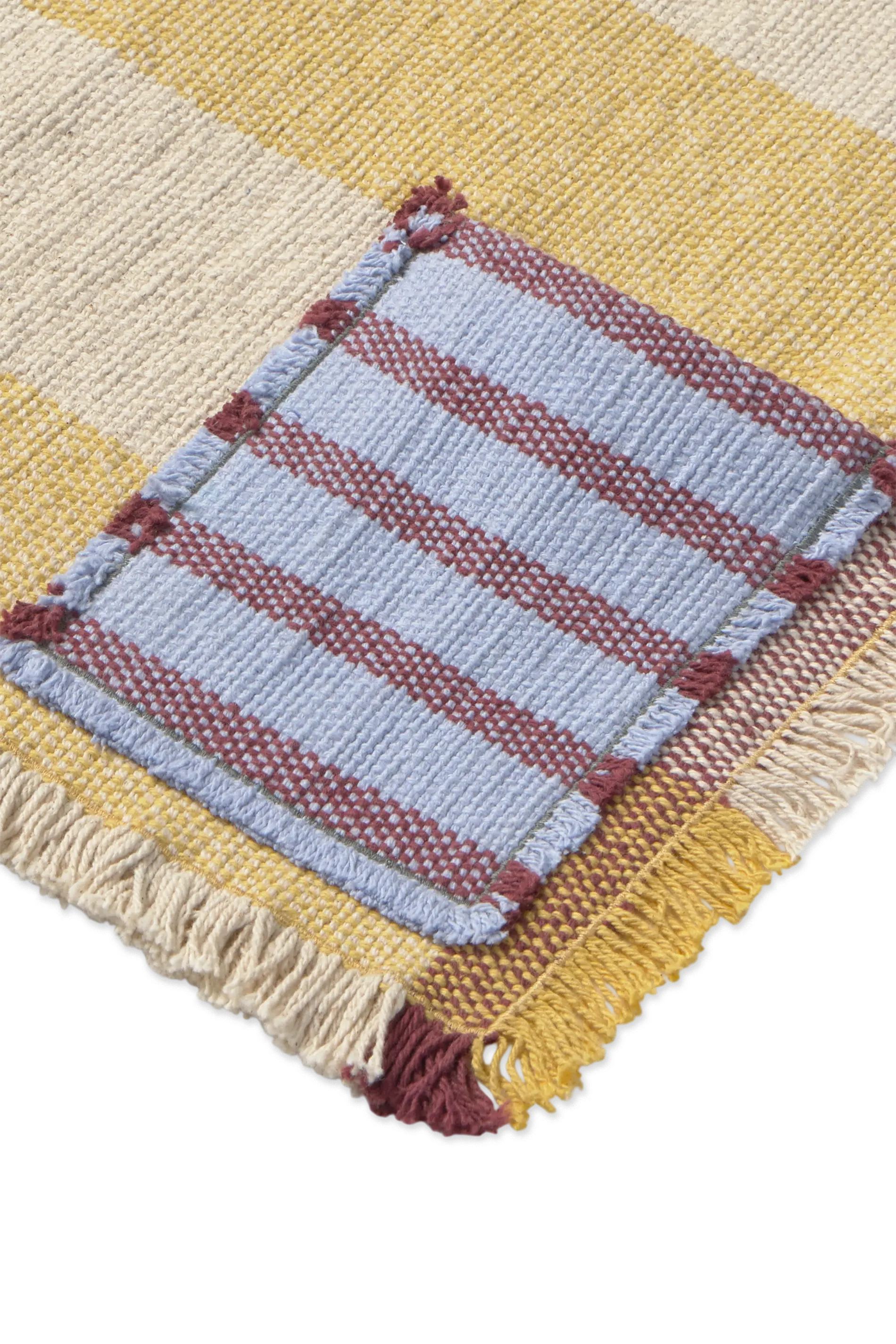 SET OF 2 HANDLOOM PLACEMATS POCKET HONEY