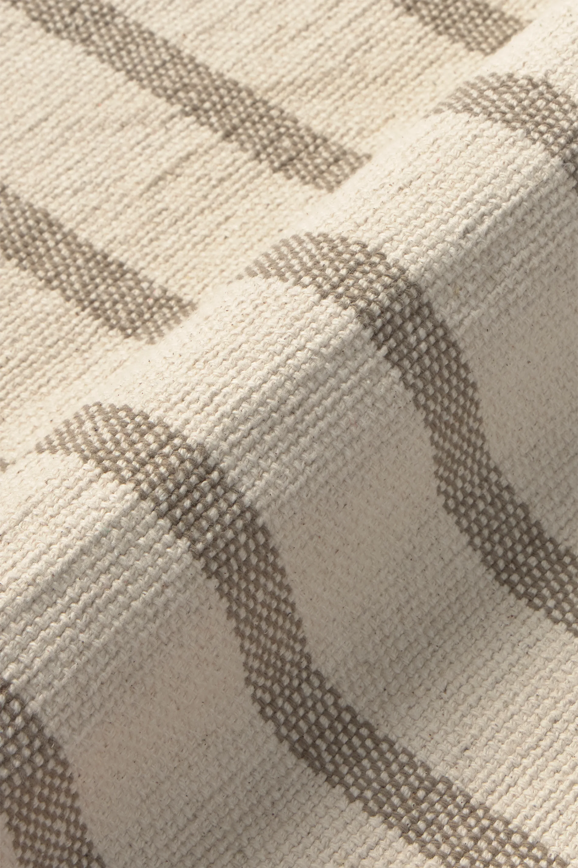 SET OF 2 HANDLOOM PLACEMATS POCKET SOIL BROWN