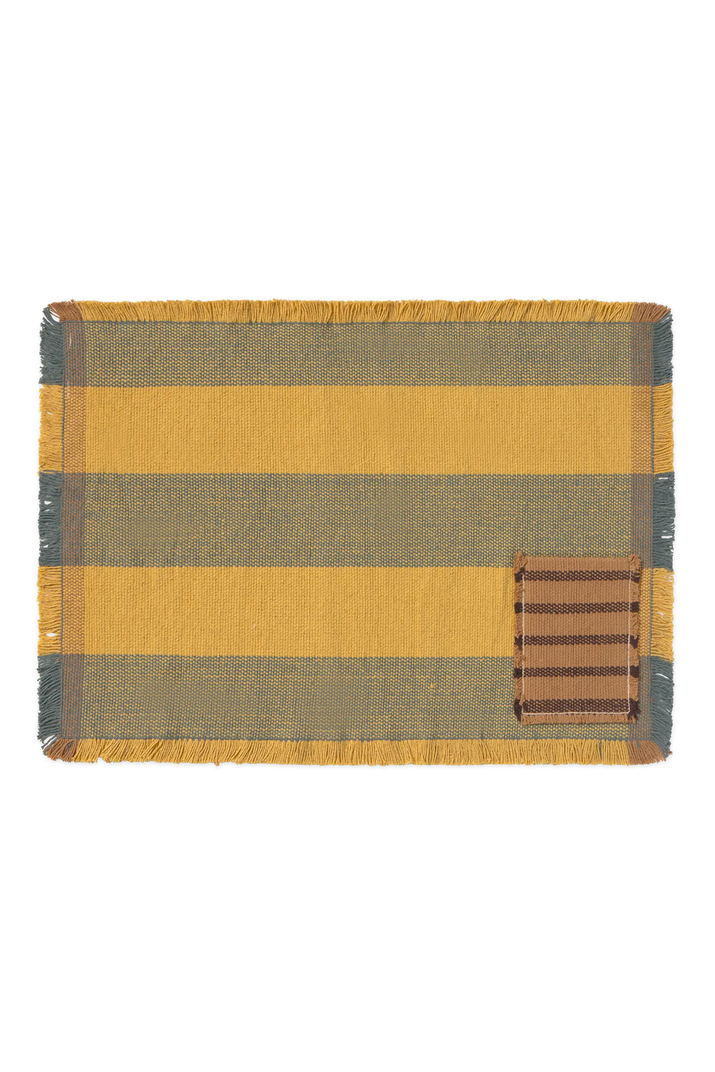 SET OF 2 HANDLOOM PLACEMATS POCKET TERRAZO