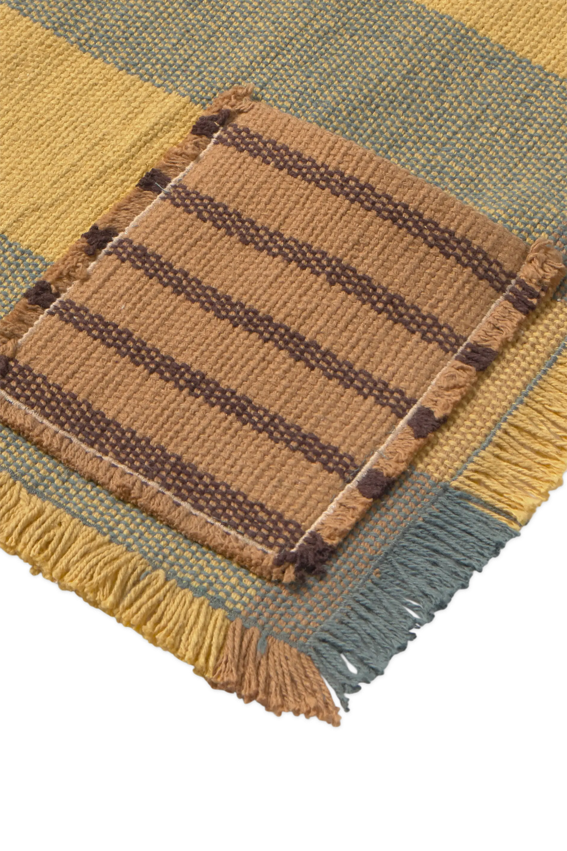 SET OF 2 HANDLOOM PLACEMATS POCKET TERRAZO