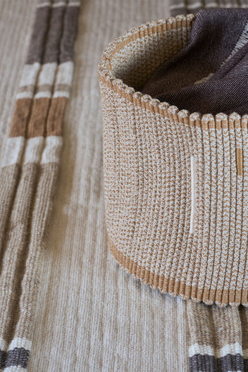 HANDLOOM BASKET VERTICAL NATURAL