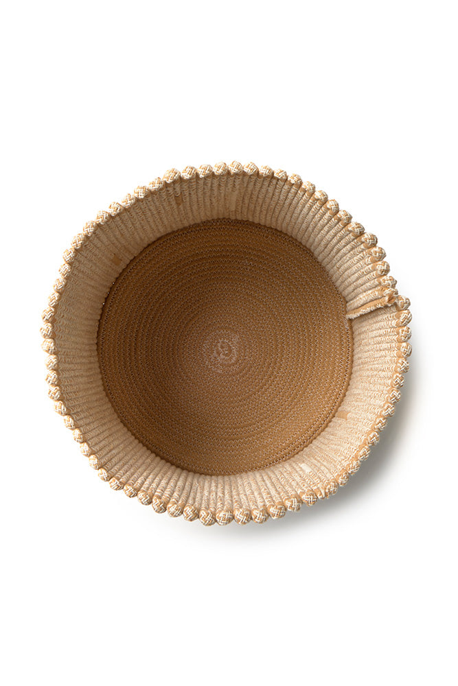 HANDLOOM BASKET VERTICAL NATURAL