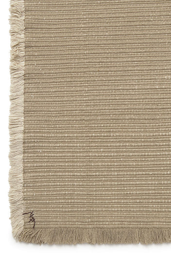 Handloom Area Rug Beige