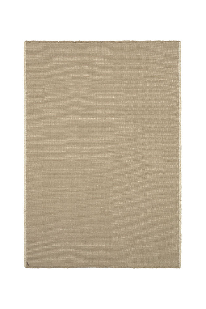 Handloom Area Rug Beige
