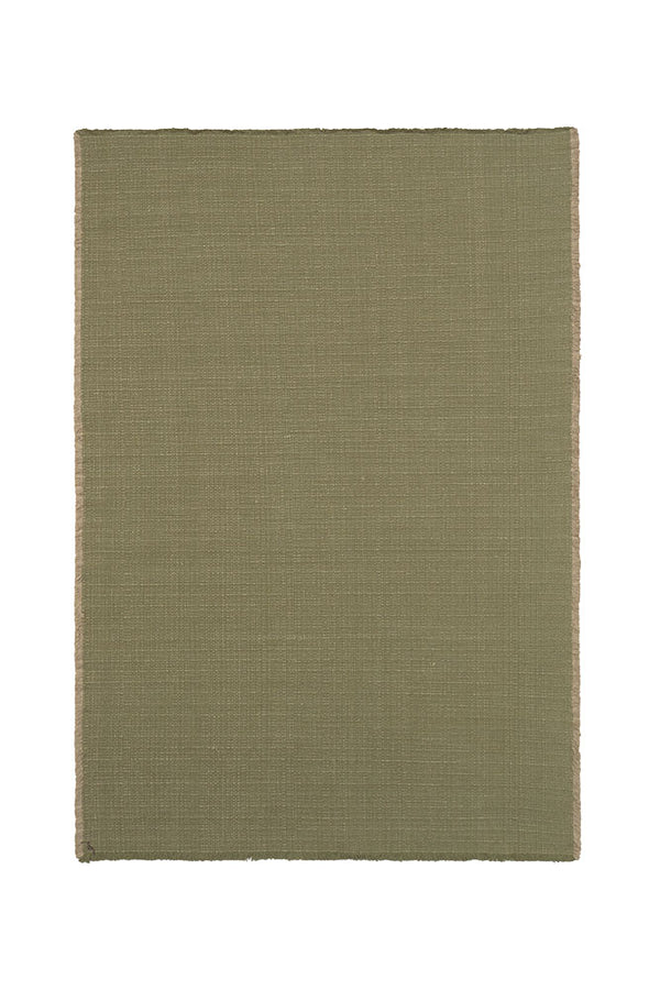 Handloom Area Rug  Kaki