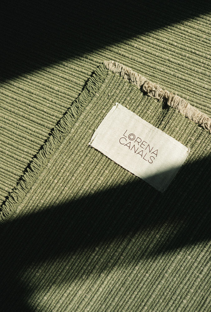 Handloom Area Rug  Kaki