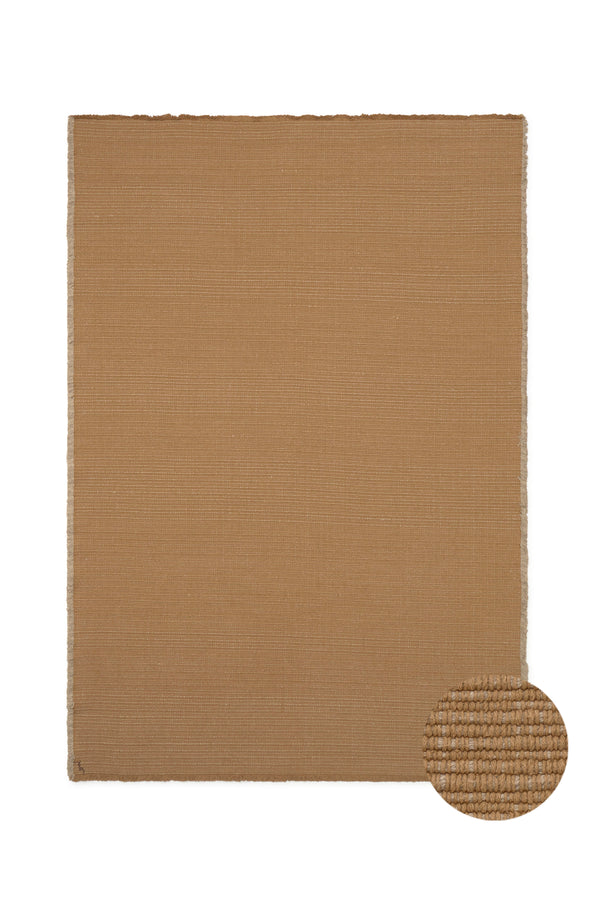 Handloom Area Rug Ochre