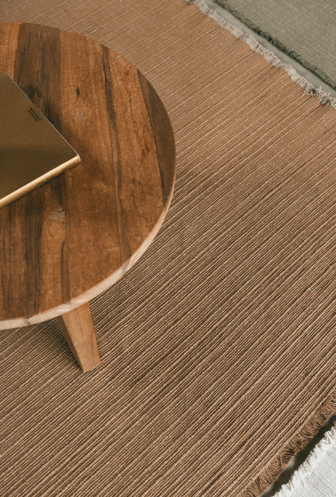 Handloom Area Rug Ochre