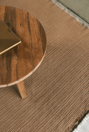 Handloom Area Rug Ochre