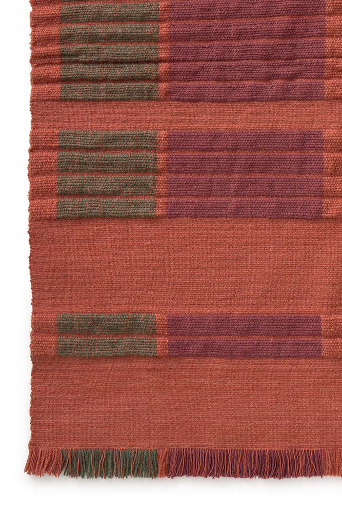 HANDLOOM RUG COLUMNS SIENNA