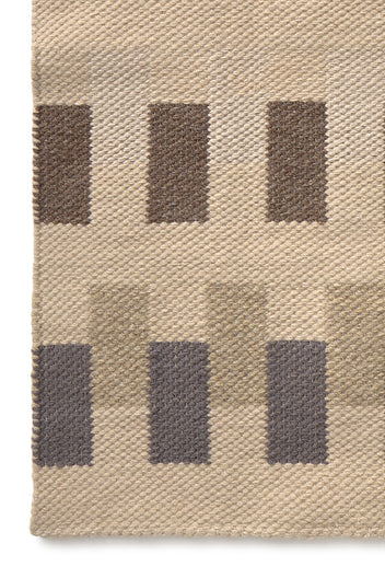 HANDLOOM RUNNER RUG INTERSECTING NATURAL