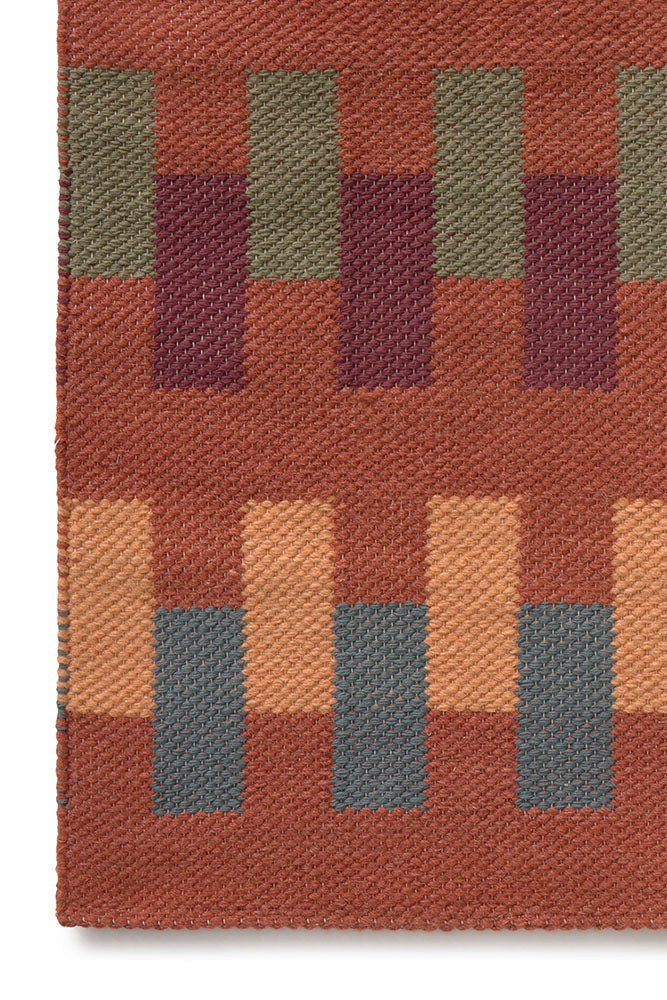 HANDLOOM RUG INTERSECTING SIENNA